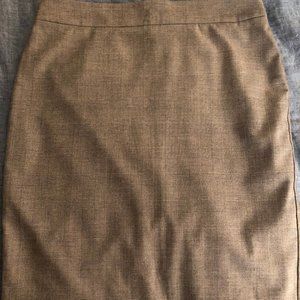 Ann Taylor pencil skirt, black and white plaid